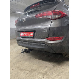 KSG-16-991122.00 PT GROUP Фаркоп на Hyundai Tucson 2015-2021, Kia Sportage 2016-2022 без подрезки бампера. Тип шара: E (легкосъемный шар под квадрат). Нагрузки: 2500/80 кг, масса ф