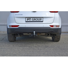 KSG-16-991122.00 PT GROUP Фаркоп на Hyundai Tucson 2015-2021, Kia Sportage 2016-2022 без подрезки бампера. Тип шара: E (легкосъемный шар под квадрат). Нагрузки: 2500/80 кг, масса ф