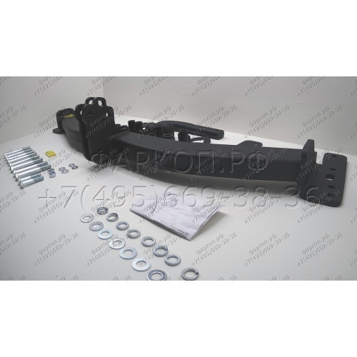 L-122 STEINHOF Фаркоп на Land Rover Discovery Sport L550 (с запасным колесом в багажнике) 2014-2019. Требуется подрезка бампера. Тип шара: A. Нагрузки: 2500/150 кг, масса фаркопа 26,4 кг (без электрики в комплекте)