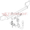 M-283 STEINHOF Фаркоп на Mini Cooper Countryman S/SD R60 2010-2017, Mini Cooper Paceman 2WD R61 2012-2016. Требуется подрезка бампера. Тип шара: AV (вертикальное быстросъемное крепление шара на ключе). Нагрузки: 1280/80 кг, масса фаркопа 21 кг (без электр