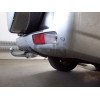 M082C GALIA Полностью оцинкованный фаркоп на Mitsubishi Pajero IV 2007-2020 (без подрезки бампера), Mitsubishi Pajero III 2000-2007 3/5 дверей V7 (невидимый вырез бампера). Тип шара: C (горизонтальный съемный). Нагрузки: 3500/135 кг, масса фаркопа 22,77 к