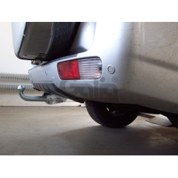 M082C GALIA Полностью оцинкованный фаркоп на Mitsubishi Pajero IV 2007-2020 (без подрезки бампера), Mitsubishi Pajero III 2000-2007 3/5 дверей V7 (невидимый вырез бампера). Тип 