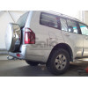 M082C GALIA Полностью оцинкованный фаркоп на Mitsubishi Pajero IV 2007-2020 (без подрезки бампера), Mitsubishi Pajero III 2000-2007 3/5 дверей V7 (невидимый вырез бампера). Тип шара: C (горизонтальный съемный). Нагрузки: 3500/135 кг, масса фаркопа 22,77 к
