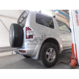 M082C GALIA Полностью оцинкованный фаркоп на Mitsubishi Pajero IV 2007-2020 (без подрезки бампера), Mitsubishi Pajero III 2000-2007 3/5 дверей V7 (невидимый вырез бампера). Тип 