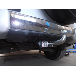 M082C GALIA Полностью оцинкованный фаркоп на Mitsubishi Pajero IV 2007-2020 (без подрезки бампера), Mitsubishi Pajero III 2000-2007 3/5 дверей V7 (невидимый вырез бампера). Тип 