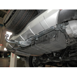 M082C GALIA Полностью оцинкованный фаркоп на Mitsubishi Pajero IV 2007-2020 (без подрезки бампера), Mitsubishi Pajero III 2000-2007 3/5 дверей V7 (невидимый вырез бампера). Тип 