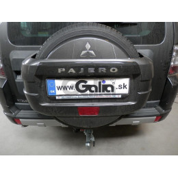 M082C GALIA Полностью оцинкованный фаркоп на Mitsubishi Pajero IV 2007-2020 (без подрезки бампера), Mitsubishi Pajero III 2000-2007 3/5 дверей V7 (невидимый вырез бампера). Тип 