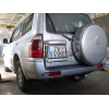 M082C GALIA Полностью оцинкованный фаркоп на Mitsubishi Pajero IV 2007-2020 (без подрезки бампера), Mitsubishi Pajero III 2000-2007 3/5 дверей V7 (невидимый вырез бампера). Тип шара: C (горизонтальный съемный). Нагрузки: 3500/135 кг, масса фаркопа 22,77 к