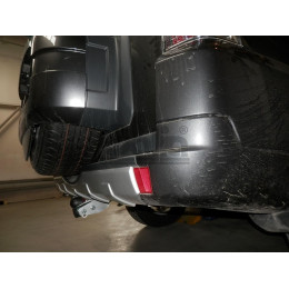 M082C GALIA Полностью оцинкованный фаркоп на Mitsubishi Pajero IV 2007-2020 (без подрезки бампера), Mitsubishi Pajero III 2000-2007 3/5 дверей V7 (невидимый вырез бампера). Тип 