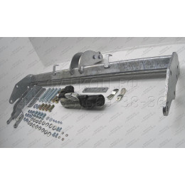 M082C GALIA Полностью оцинкованный фаркоп на Mitsubishi Pajero IV 2007-2020 (без подрезки бампера), Mitsubishi Pajero III 2000-2007 3/5 дверей V7 (невидимый вырез бампера). Тип 