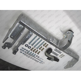 M082C GALIA Полностью оцинкованный фаркоп на Mitsubishi Pajero IV 2007-2020 (без подрезки бампера), Mitsubishi Pajero III 2000-2007 3/5 дверей V7 (невидимый вырез бампера). Тип 