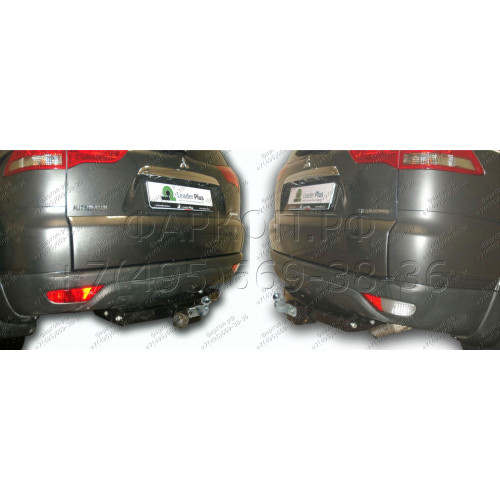 M115-F Лидер-плюс ТСУ для Mitsubishi Pajero Sport 2 2008-2016, Mitsubishi Pajero Sport 3 дорестайлинг 2016-2021 без снятия и выреза бампера. Тип шара: F. Нагрузки: 2000/100 кг, масса фаркопа 19,6 кг (без электрики в комплекте)