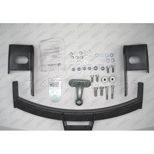 M115-F Лидер-плюс ТСУ для Mitsubishi Pajero Sport 2 2008-2016, Mitsubishi Pajero Sport 3 дорестайлинг 2016-2021 без снятия и выреза бампера. Тип шара: F. Нагрузки: 2000/100 кг, масса фаркопа 19,6 кг (без электрики в комплекте)