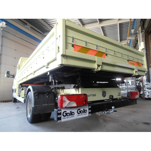 M119A GALIA Полностью оцинкованный фаркоп на Mercedes Sprinter 2006-, Volkswagen Crafter 2006-2017 платформа, только модели с грузоподъемностью с 4,6 до 5 тонн. Тип шара: A. Без выреза бампера. Нагрузки: 3500/150 кг, масса фаркопа 19,21 кг