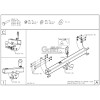 M119A GALIA Полностью оцинкованный фаркоп на Mercedes Sprinter 2006-, Volkswagen Crafter 2006-2017 платформа, только модели с грузоподъемностью с 4,6 до 5 тонн. Тип шара: A. Без выреза бампера. Нагрузки: 3500/150 кг, масса фаркопа 19,21 кг