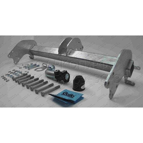 M119A GALIA Полностью оцинкованный фаркоп на Mercedes Sprinter 2006-, Volkswagen Crafter 2006-2017 платформа, только модели с грузоподъемностью с 4,6 до 5 тонн. Тип шара: A. Без выреза бампера. Нагрузки: 3500/150 кг, масса фаркопа 19,21 кг