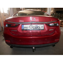 M140A GALIA Полностью оцинкованный фаркоп на Mazda 6 седан/универсал 2012-2022. Тип шара: A. Невидимый вырез бампера. Нагрузки: 2000/80 кг, масса фаркопа 17,22 к