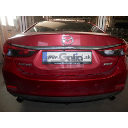 M140A GALIA Полностью оцинкованный фаркоп на Mazda 6 седан/универсал 2012-2022. Тип шара: A. Невидимый вырез бампера. Нагрузки: 2000/80 кг, масса фаркопа 17,22 к