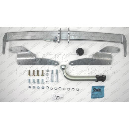 M140A GALIA Полностью оцинкованный фаркоп на Mazda 6 седан/универсал 2012-2022. Тип шара: A. Невидимый вырез бампера. Нагрузки: 2000/80 кг, масса фаркопа 17,22 к