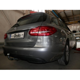 M141A GALIA Полностью оцинкованный фаркоп на Mercedes w205 седан/s205 универсал 2014-2021. Тип шара: A. Установка без выреза бампера. Нагрузки: 1900/100 кг, масса ф