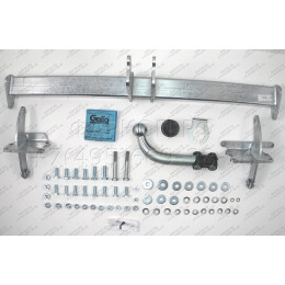 M141A GALIA Полностью оцинкованный фаркоп на Mercedes w205 седан/s205 универсал 2014-2021. Тип шара: A. Установка без выреза бампера. Нагрузки: 1900/100 кг, масса ф