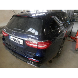 M151V GALIA Полностью оцинкованный фаркоп на Mercedes E-Class w213/s213 седан/универсал 2016-2023. Подрозетник убирается за бампер. Тип шара: AV (вертикальное быс