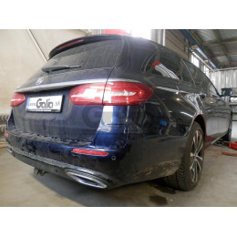 M151V GALIA Полностью оцинкованный фаркоп на Mercedes E-Class w213/s213 седан/универсал 2016-2023. Подрозетник убирается за бампер. Тип шара: AV (вертикальное быс