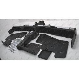 MPJ-99-991124.00 PT GROUP Фаркоп с нержавеющей накладкой на Mitsubishi Pajero III 2000-2008, IV 2008-2020 без подрезки бампера. Тип шара: E (легкосъемный шар под квадрат). На