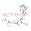 N-064 STEINHOF Фаркоп на Nissan Murano Z50 2005-2008. Требуется подрезка бампера. Тип шара: AH (горизонтальное быстросъемное крепление шара на ключе). Нагрузки: 1500/100 кг, масса фаркопа 21 кг (без электрики в комплекте)