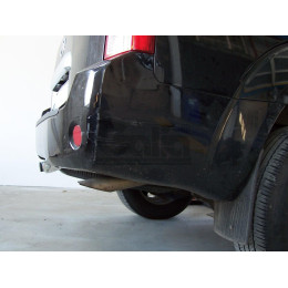 N041C GALIA Полностью оцинкованный фаркоп на Nissan Pathfinder R51 2004-2014. Подрозетник убирается за бампер. Тип шара: C (горизонтальный съемный). Невидимый в