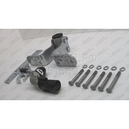 N041C GALIA Полностью оцинкованный фаркоп на Nissan Pathfinder R51 2004-2014. Подрозетник убирается за бампер. Тип шара: C (горизонтальный съемный). Невидимый в
