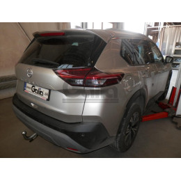 N061C GALIA Полностью оцинкованный фаркоп на Nissan X-Trail T33 2022-, Nissan Rogue T33 2021-. Подрозетник убирается за бампер. Тип шара: C (горизонтальный съемный). Не
