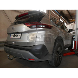 N061C GALIA Полностью оцинкованный фаркоп на Nissan X-Trail T33 2022-, Nissan Rogue T33 2021-. Подрозетник убирается за бампер. Тип шара: C (горизонтальный съемный). Не