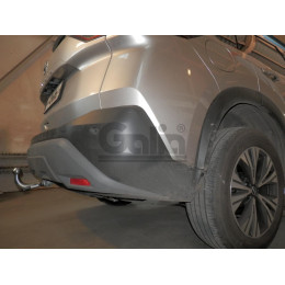 N061C GALIA Полностью оцинкованный фаркоп на Nissan X-Trail T33 2022-, Nissan Rogue T33 2021-. Подрозетник убирается за бампер. Тип шара: C (горизонтальный съемный). Не