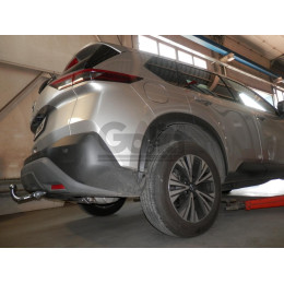 N061C GALIA Полностью оцинкованный фаркоп на Nissan X-Trail T33 2022-, Nissan Rogue T33 2021-. Подрозетник убирается за бампер. Тип шара: C (горизонтальный съемный). Не