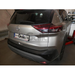 N061C GALIA Полностью оцинкованный фаркоп на Nissan X-Trail T33 2022-, Nissan Rogue T33 2021-. Подрозетник убирается за бампер. Тип шара: C (горизонтальный съемный). Не