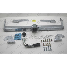 N061C GALIA Полностью оцинкованный фаркоп на Nissan X-Trail T33 2022-, Nissan Rogue T33 2021-. Подрозетник убирается за бампер. Тип шара: C (горизонтальный съемный). Не