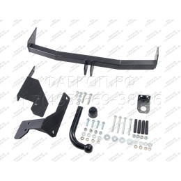 H.N23.A HALTY Фаркоп на Nissan Avenir 2WD/4WD 1998-2005 без подрезки бампера. Тип шара: A. Нагрузки: 750/75 кг, масса фаркопа 12,7 кг