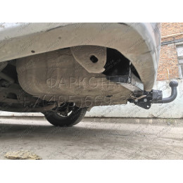 H.N23.A HALTY Фаркоп на Nissan Avenir 2WD/4WD 1998-2005 без подрезки бампера. Тип шара: A. Нагрузки: 750/75 кг, масса фаркопа 12,7 кг