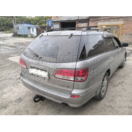 H.N23.A HALTY Фаркоп на Nissan Avenir 2WD/4WD 1998-2005 без подрезки бампера. Тип шара: A. Нагрузки: 750/75 кг, масса фаркопа 12,7 кг