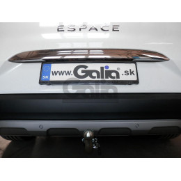R096C GALIA Полностью оцинкованный фаркоп на Renault Espace 2015-2022. Подрозетник убирается за бампер. Тип шара: C (горизонтальный съемный). Установка без в