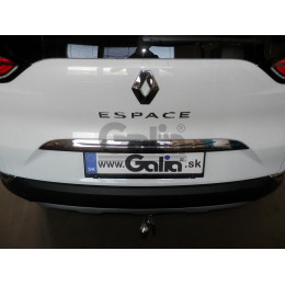 R096C GALIA Полностью оцинкованный фаркоп на Renault Espace 2015-2022. Подрозетник убирается за бампер. Тип шара: C (горизонтальный съемный). Установка без в