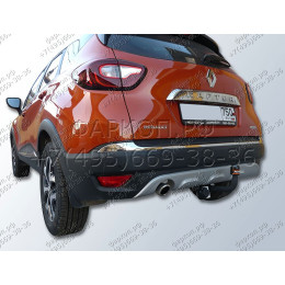 RN 14 AVTOS Фаркоп на Renault Kaptur 2016-2022 без выреза в бампере. Тип шара: A. Нагрузки: 1200/75 кг, масса фаркопа 14,5 кг (без электрики в комплекте)