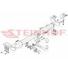 S-468 STEINHOF Фаркоп на SsangYong Actyon 2011-2015 без снятия и подрезки бампера. Тип шара: A. Нагрузки: 2400/100 кг, масса фаркопа 18,2 кг (без электрики в комплекте)