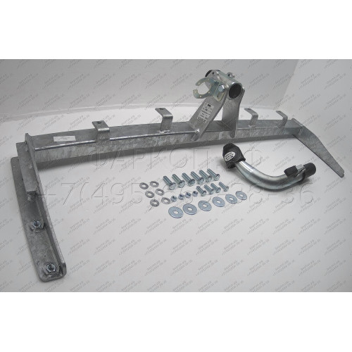 S047C GALIA Полностью оцинкованный фаркоп на Subaru Legacy Station Wagon (BE/BH) и Subaru Outback 4WD 1999-2003. Тип шара: C (горизонтальный съемный). Невидимый вырез бампера. Нагрузки: 1800/75 кг, масса фаркопа 18,35 кг