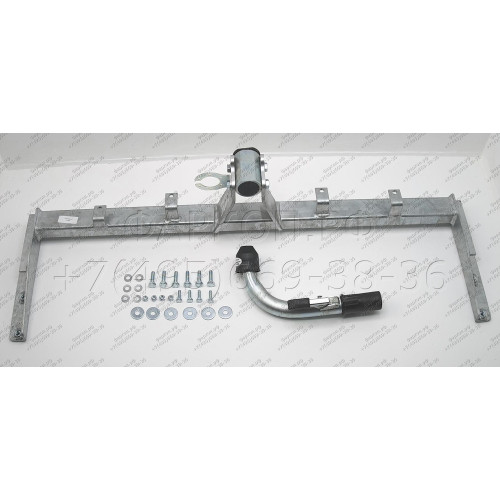 S047C GALIA Полностью оцинкованный фаркоп на Subaru Legacy Station Wagon (BE/BH) и Subaru Outback 4WD 1999-2003. Тип шара: C (горизонтальный съемный). Невидимый вырез бампера. Нагрузки: 1800/75 кг, масса фаркопа 18,35 кг