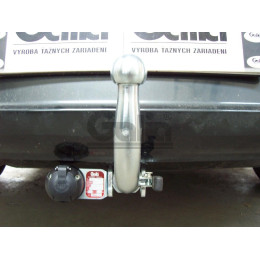 S074C GALIA Полностью оцинкованный фаркоп на SEAT Altea 2004-2015, SEAT Leon 2005-2013. Тип шара: C (горизонтальный съемный). Подрезка бампера. Нагрузки: 1600/75 кг, мас