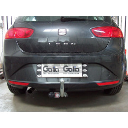 S074C GALIA Полностью оцинкованный фаркоп на SEAT Altea 2004-2015, SEAT Leon 2005-2013. Тип шара: C (горизонтальный съемный). Подрезка бампера. Нагрузки: 1600/75 кг, мас