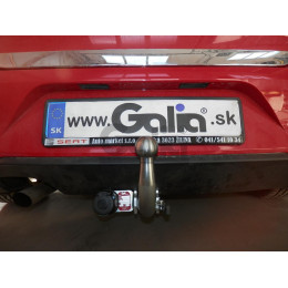S074C GALIA Полностью оцинкованный фаркоп на SEAT Altea 2004-2015, SEAT Leon 2005-2013. Тип шара: C (горизонтальный съемный). Подрезка бампера. Нагрузки: 1600/75 кг, мас