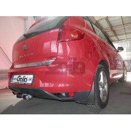 S074C GALIA Полностью оцинкованный фаркоп на SEAT Altea 2004-2015, SEAT Leon 2005-2013. Тип шара: C (горизонтальный съемный). Подрезка бампера. Нагрузки: 1600/75 кг, мас